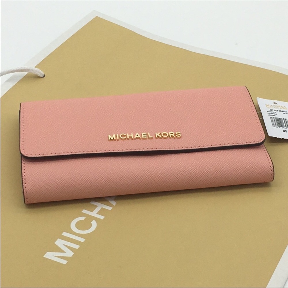 MICHAEL KORS LG TRIFOLD PAWDER BLUSH 35S8GTVF7L - Picture 2 of 8